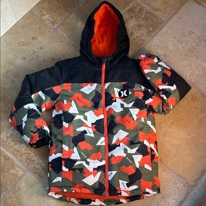 Hurley Multicolor Camo Jacket with Hood